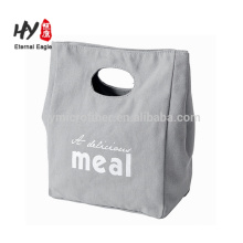 New design canvas punching lunch bag with logo custom